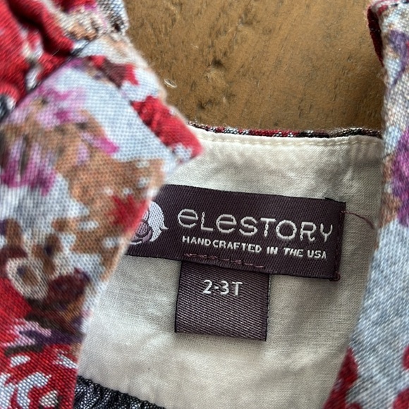 Elestory chambray floral dress - Picture 3 of 5